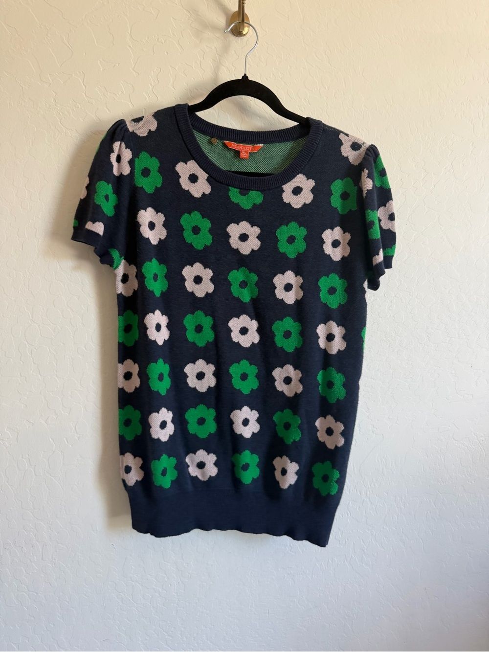 AS SEEN ON TV ModCloth "What I Call Fun" Daisy Intarsia Sweater - XL - Picture 2 of 5